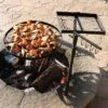 Sunnydaze Decor Sunnydaze Outdoor Camping Or Backyard Steel Adjustable Cooking Grilling Fire Pit BBQ Stake With 2 Swivel Swing Grates