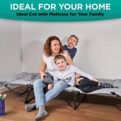 Zone Tech Folding Travel Cot & Cot Pad Premium Quality 4 Positions Adjustable, Portable, For Adult And Kids-Perfect For Camping, Lawn, Patio, Beach -Coleman Shop GUEST b3123039 ca52 4030 8ed1 7a166d5292d7