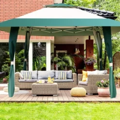 Tangkula 13' X13' Folding Gazebo Canopy Patio Outdoor Tent Party Shade Shelter -Coleman Shop GUEST b54798a5 c091 404e a54d e98bfd2771a9