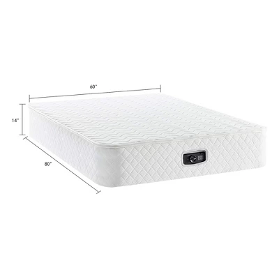 BIKAHOM Bi-ComferRaised Inflatable Mattress With Built In Air Pump, Mattress Cover And Multiple Air Chambers 1 BIKAHOM Bi-ComferRaised Inflatable Mattress With Built In Air Pump, Mattress Cover And Multiple Air Chambers