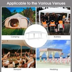 Costway 10'x20' Outdoor Party Wedding Tent Heavy Duty Canopy Pavilion -Coleman Shop GUEST c2134f87 cbea 41ac b921 433e94361ecd