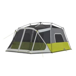 Core Equipment 10 Person Instant Cabin Tent With Screen Room - Green