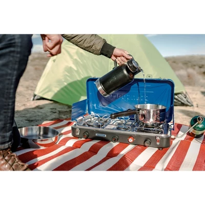 Stansport Triple Burner Propane Stove Blue 8 Stansport Triple Burner Propane Stove Blue - Image 8