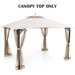 10' X 12' Patio Gazebo Replacement Top Cover 2-Tier Canopy CPAI-84 Outdoor -Coleman Shop GUEST ca62868a cca2 4d1b b842 d1c8b05c3e33
