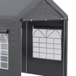 Outsunny 10' X 20' Carport & Party Tent, Height Adjustable Portable Garage With Mesh Windows For Parties, Wedding And Events -Coleman Shop GUEST cbee3258 80b4 4757 b7e9 c2ed41e3ad1f