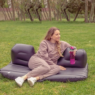 Zone Tech Inflatable Car Travel Air Mattress Back Seat – Pump Kit - Vacation Camping-Sleep Blow Up Pad Car Bed Back Seat With 2 Air Pillows Car SUV 1 Zone Tech Inflatable Car Travel Air Mattress Back Seat – Pump Kit - Vacation Camping-Sleep Blow Up Pad Car Bed Back Seat With 2 Air Pillows Car SUV