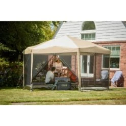Coleman Back Home 15'x13' Screened Shelter - Tan -Coleman Shop GUEST d24c414e 0c19 4084 8d0e 1970fc41bf68