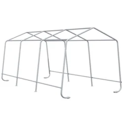 Outsunny 10' X 20' Portable Garage, Heavy Duty Carport, Storage Tent Shelter W/ Anti-UV Sidewalls And Double Zipper Doors -Coleman Shop GUEST d2b63126 ab3d 4afd 94f3 9fc30e11484b