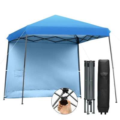 Costway 10ft X 10ft Pop Up Tent Slant Leg Canopy W/ Roll-up Side Wall 10 Costway 10ft X 10ft Pop Up Tent Slant Leg Canopy W/ Roll-up Side Wall - Image 10