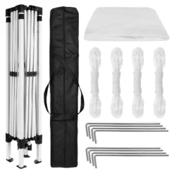 Flash Furniture 10'x10' Outdoor Pop Up Event Slanted Leg Canopy Tent With Carry Bag 16 Flash Furniture 10'x10' Outdoor Pop Up Event Slanted Leg Canopy Tent With Carry Bag -Coleman Shop GUEST d780bf5a 17ce 478f b7c3 9730316a5558