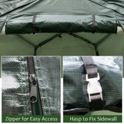 Costway 6'x8' Patio Tent Carport Storage Shelter Shed Car Canopy Heavy Duty Green 15 Costway 6'x8' Patio Tent Carport Storage Shelter Shed Car Canopy Heavy Duty Green -Coleman Shop GUEST daf72409 f6ea 4153 b165 19b64a622696