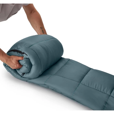 Coleman Tidelands 50 Degree Mummy Sleeping Bag - Gray 4 Coleman Tidelands 50 Degree Mummy Sleeping Bag - Gray - Image 4
