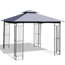 Costway 10' X 10' Patio Canopy Gazebo Outdoor 2-Tier Steel Tent Heavy-Duty L-Shaped -Coleman Shop GUEST dbef8fcc a5e8 4155 aa02 c02dac5fc456