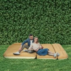 Costway Inflatable SUV Air Backseat Mattress Flocking Travel Pad W/Pump Camping Travel -Coleman Shop GUEST e13ea93a 0652 4b42 99d1 fa09f916876f