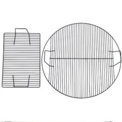 Sunnydaze Decor Sunnydaze Outdoor Camping Or Backyard Steel Adjustable Cooking Grilling Fire Pit BBQ Stake With 2 Swivel Swing Grates -Coleman Shop GUEST e22197ca da58 4add a917 b872a3090f71