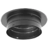 DuraVent DVL 6 X 6 Inch Diameter Stainless Inch Steel Double Wall Ceiling Chimney Wood Burning Stove DVL Pipe Connector Kit, Black