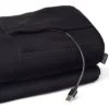 Lewis N. Clark Warm And Go Blanket With USB Connector - Black