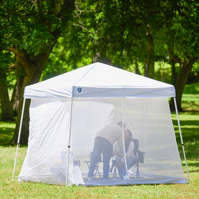 Z-Shade 10' Horizon Angled Leg Breathable Mesh Screen Shelter Protectant Attachment For Horizon Canopy Tents, Blue (Attachment Only) 2 Z-Shade 10' Horizon Angled Leg Breathable Mesh Screen Shelter Protectant Attachment For Horizon Canopy Tents, Blue (Attachment Only) - Image 2