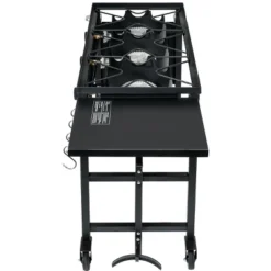 Barton 87,000 BTU 3-Burner Outdoor Propane Grill Camp Stove Side Table W/ Wheel (4) Hook Utensil Holder, Black 7 Barton 87,000 BTU 3-Burner Outdoor Propane Grill Camp Stove Side Table W/ Wheel (4) Hook Utensil Holder, Black -Coleman Shop GUEST f18a25bf fef3 42ee 9b28 e98bbaa60b5d