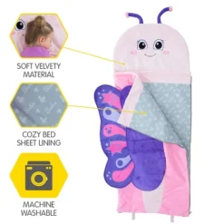 Bixbee Butterflyer Sleeping Bag - Pink -Coleman Shop GUEST f2fa91e3 d911 4c85 b767 066d3f9fd6f6