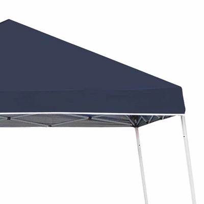 Z-Shade 10 X 10 Foot Push Button Angled Leg Instant Shade Outdoor Canopy Tent Portable Shelter With Steel Frame And Storage Bag, Navy 2 Z-Shade 10 X 10 Foot Push Button Angled Leg Instant Shade Outdoor Canopy Tent Portable Shelter With Steel Frame And Storage Bag, Navy - Image 2