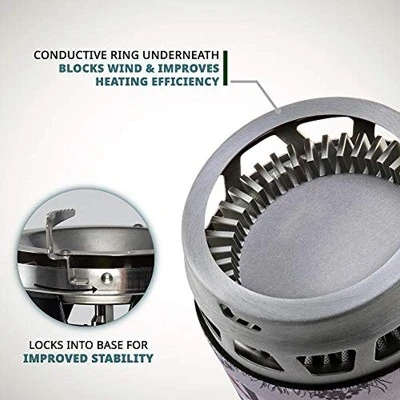 Hike Crew Portable All-In-One Outdoor Cooking System With Stove & Pot 3 Hike Crew Portable All-In-One Outdoor Cooking System With Stove & Pot - Image 3